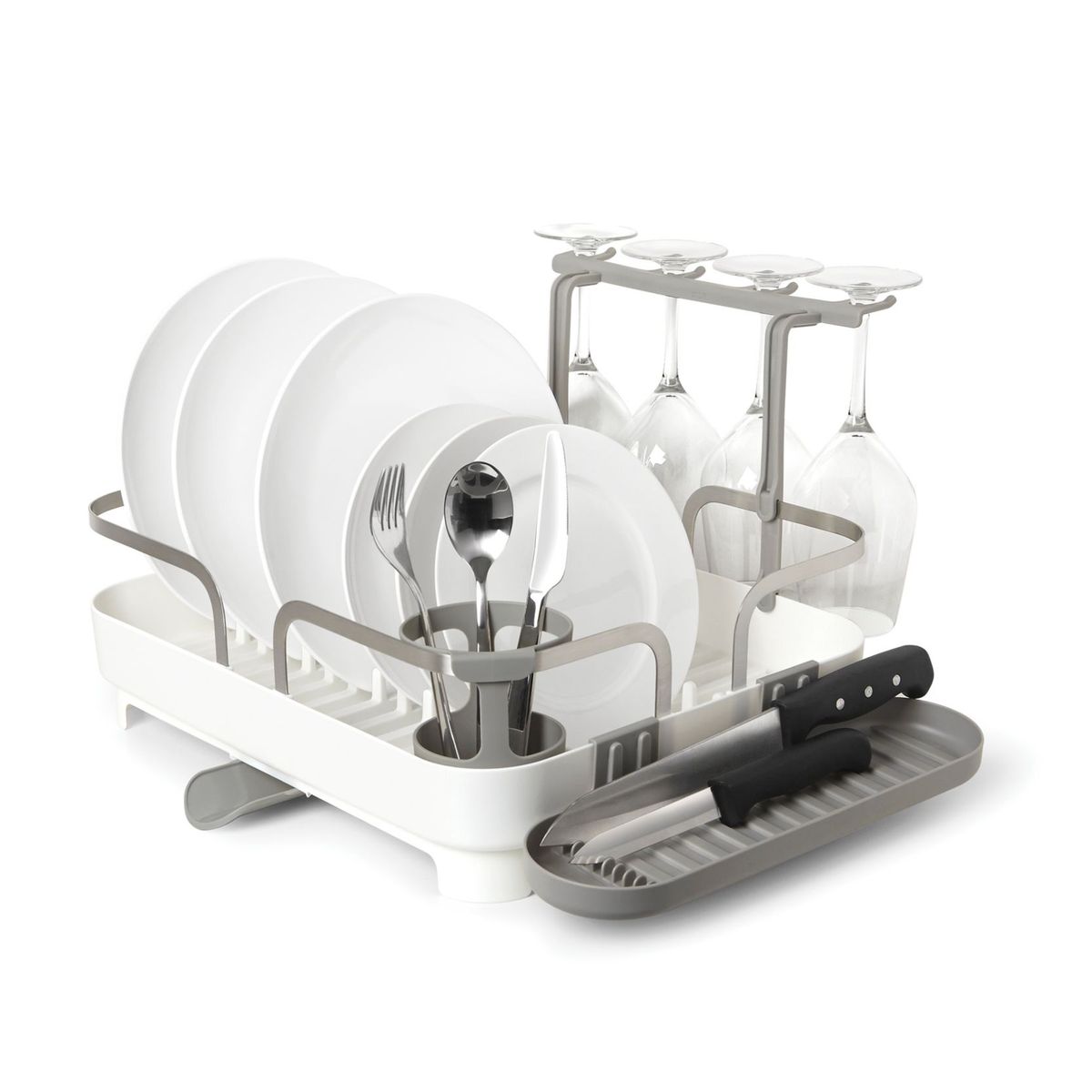 UMBRA - Escurridor de Platos Blanco