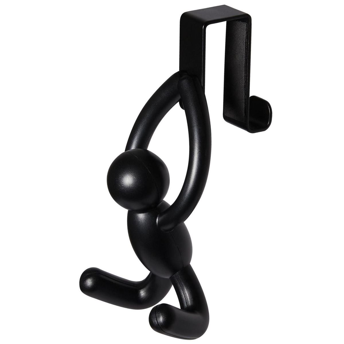 Set 2 Perchas Puerta Buddy Negro, marca UMBRA - Foto Principal