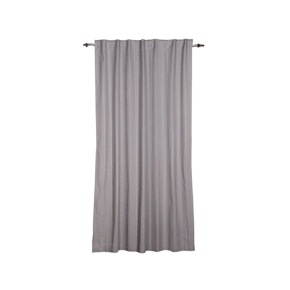 JUST HOME COLLECTION - Cortina de Tela Echo Algodón 150x240cm Gris