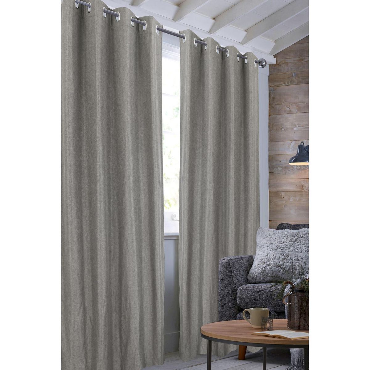 JUST HOME COLLECTION - Cortina Polar 140x220cm Café