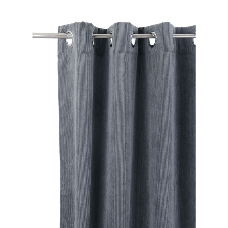 JUST HOME COLLECTION - Cortina Cotelon 140x220cm Gris