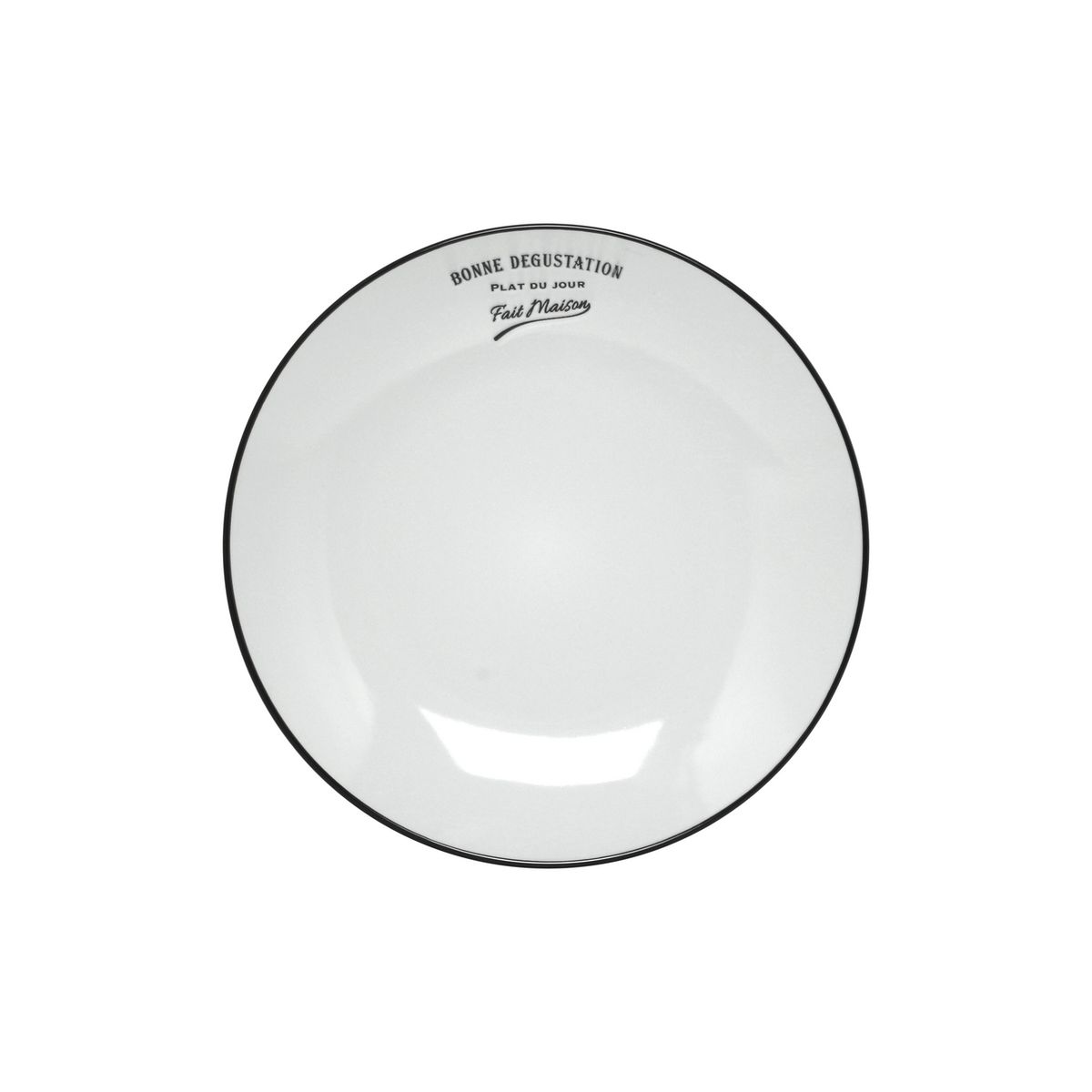 JUST HOME COLLECTION - Plato de Comida Bistro Blanco