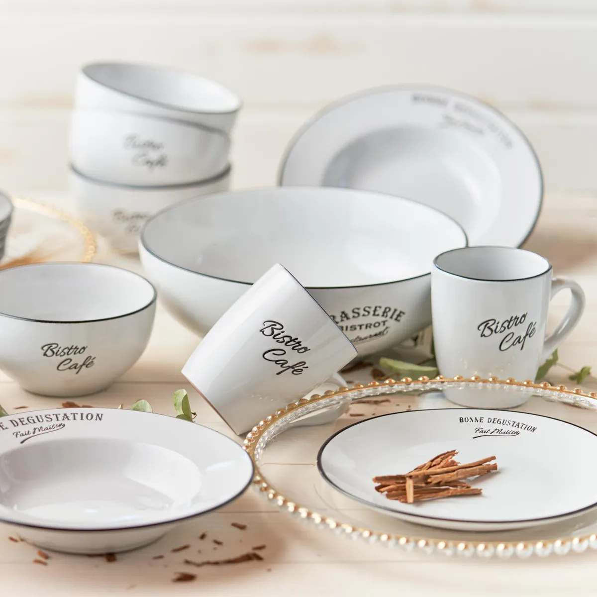 JUST HOME COLLECTION - Mug Palabras Blanco12oz