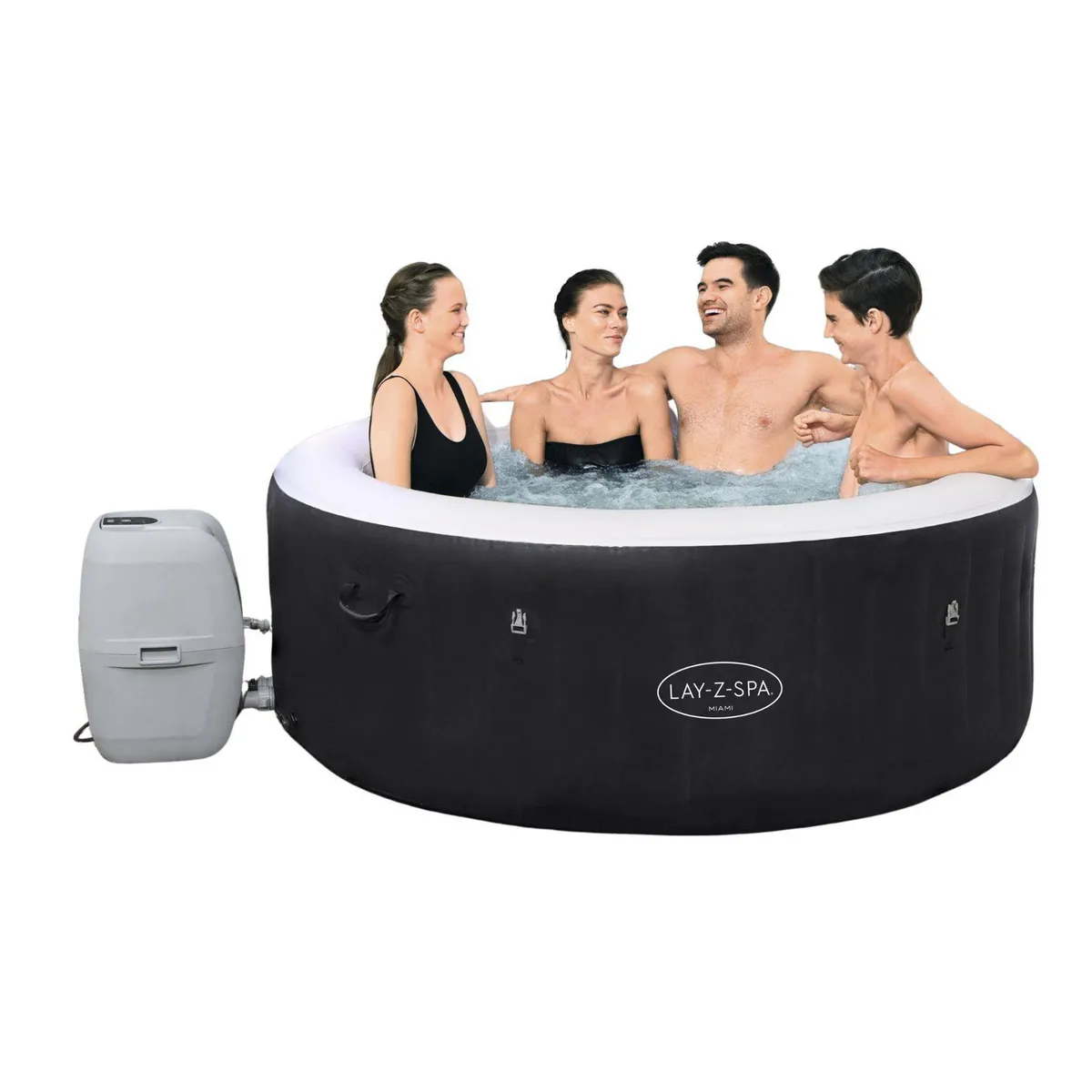 BESTWAY - Jacuzzi Inflable Lay-Z Spa Miami 180x66cm