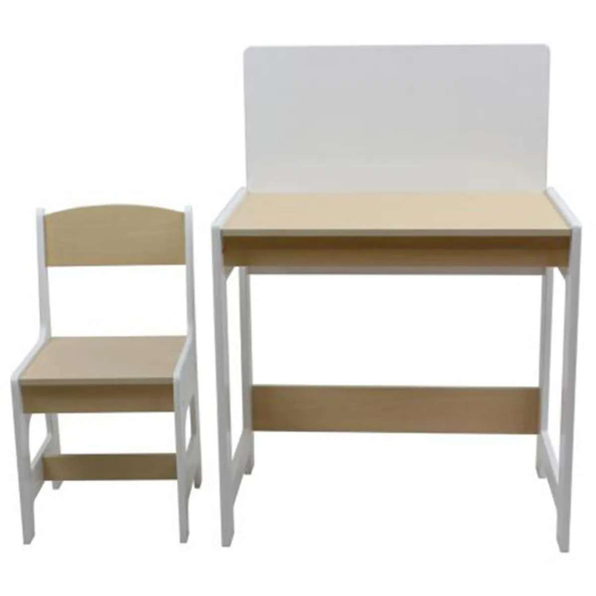 JUST HOME COLLECTION - Set Meza Pizarra + Silla Blanco