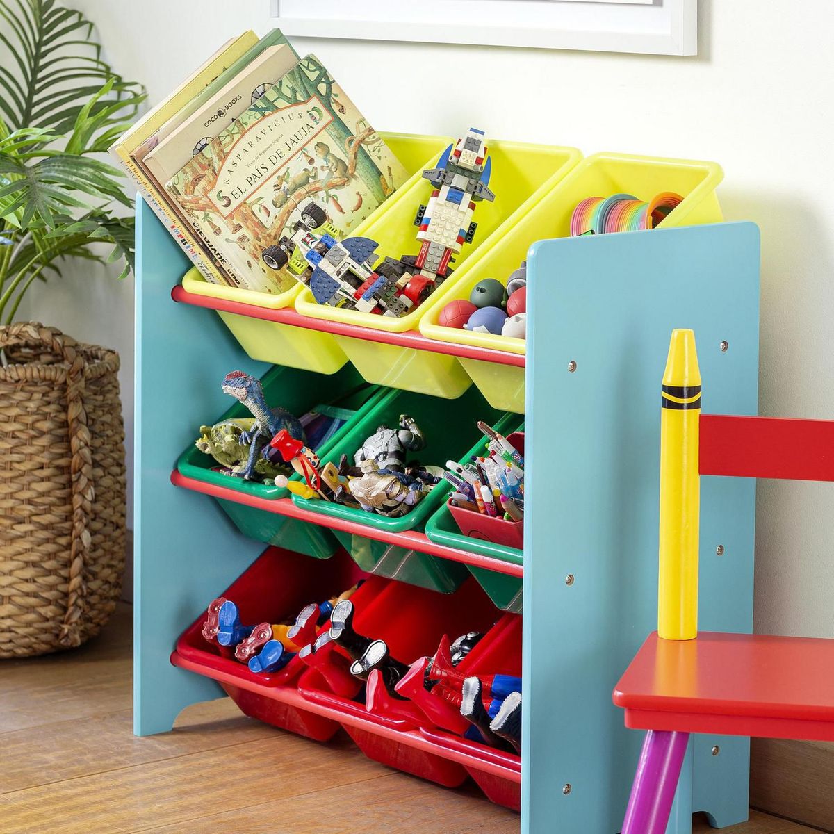 JUST HOME COLLECTION - Organizador infantil 9 cajas