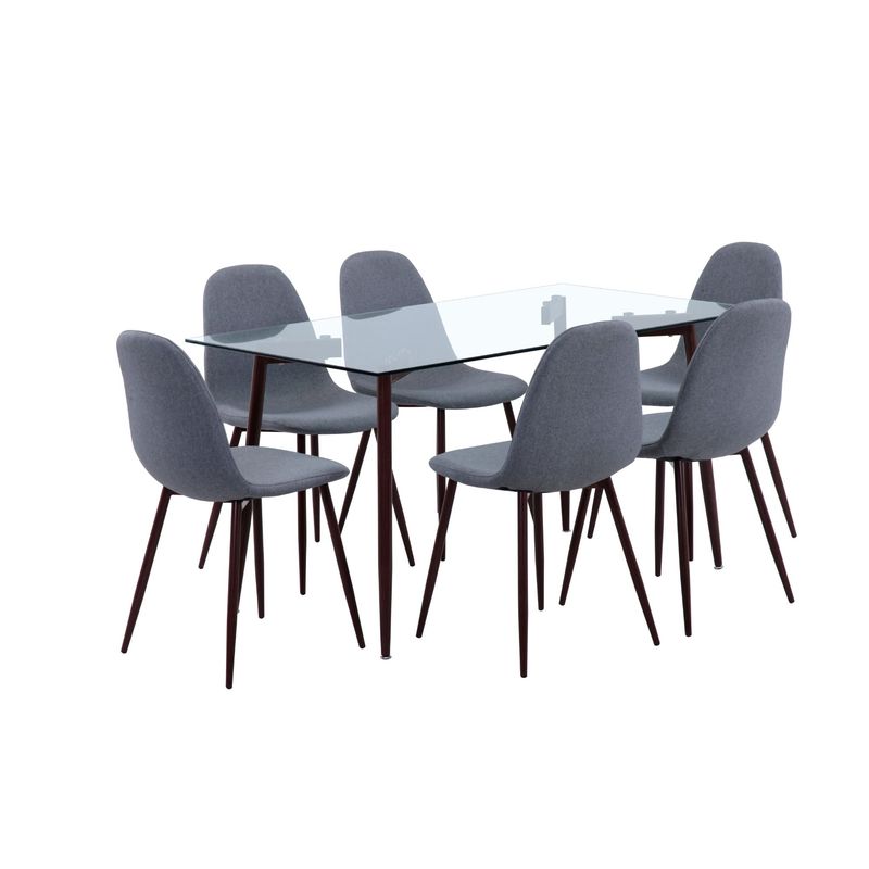 JUST HOME COLLECTION - Juego de Comedor 6 Sillas Celine