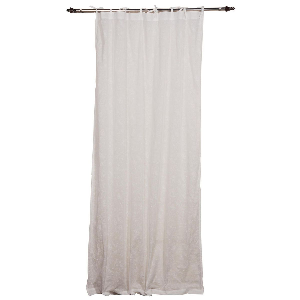 JUST HOME COLLECTION - Cortina de Velo Princess Algodón 140x240cm Multicolor