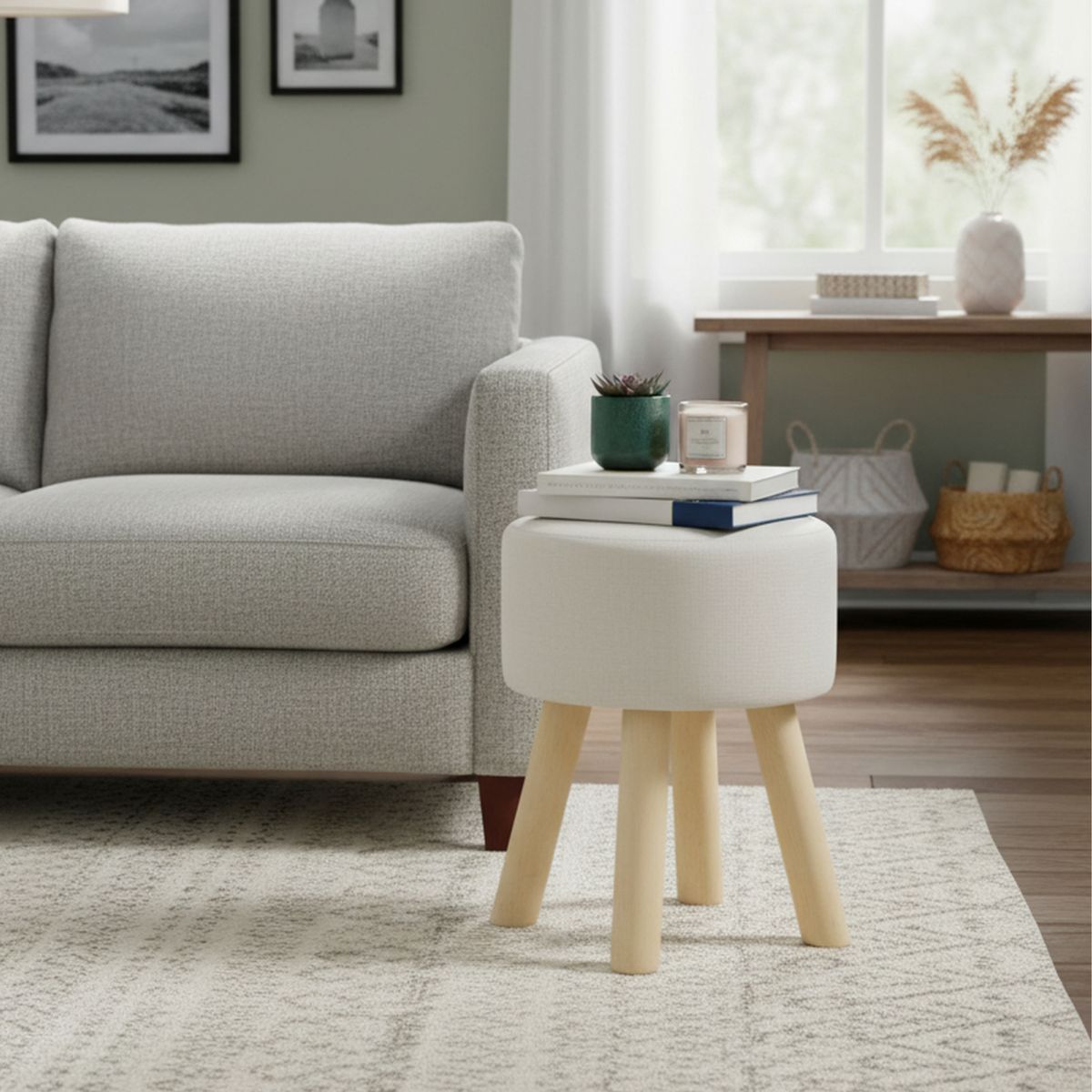 JUST HOME COLLECTION - Puff Circular Otomano