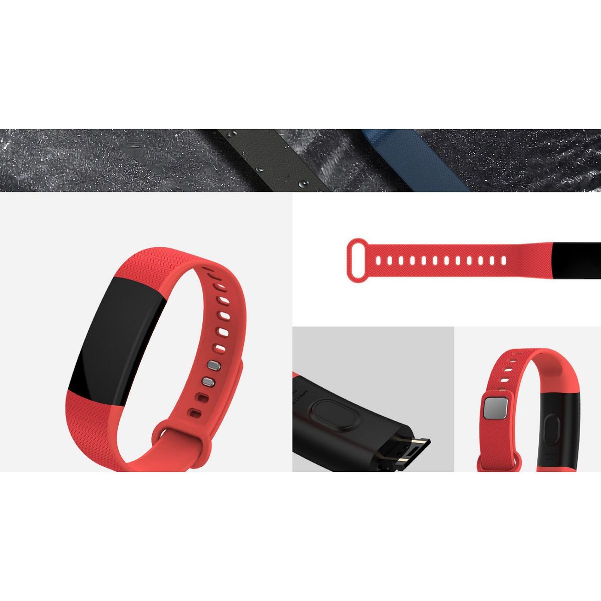 HAVIT - Smartband 2.4" Bluetooth Havit Rojo