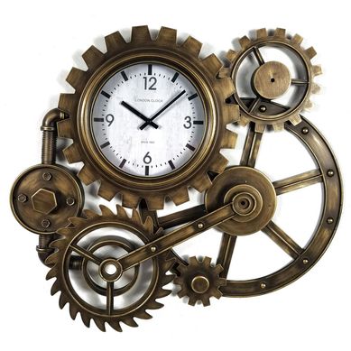 Reloj Engranajes 68x76cm Cobre