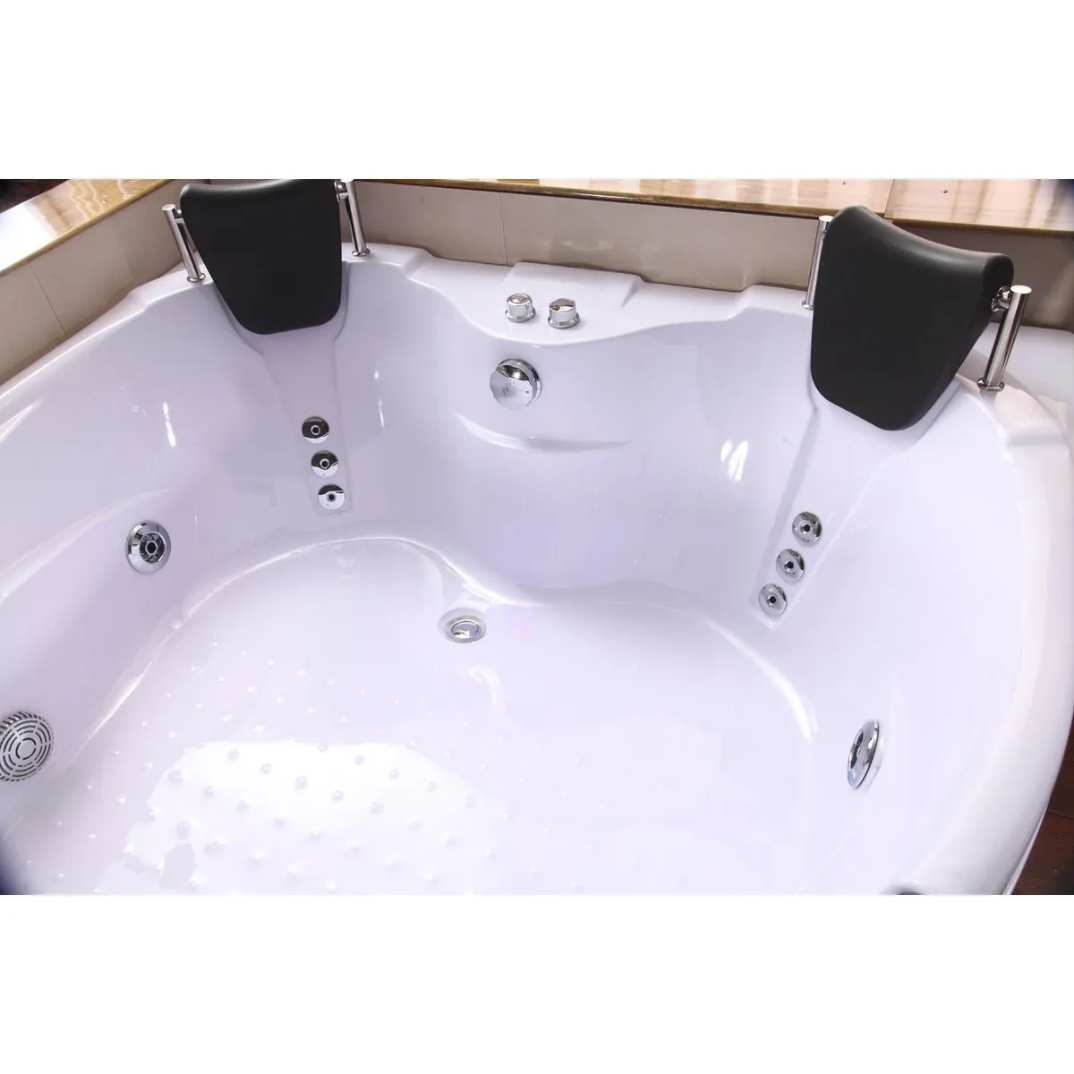 SENSI DACQUA - Tina Hidromasaje Esquinera 150x150x66cm Blanca