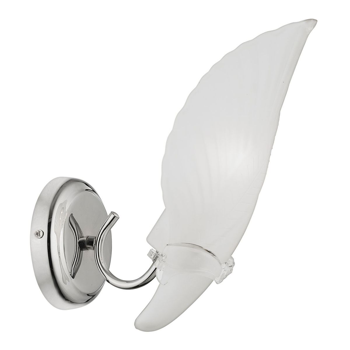 CASA BONITA - Braquete de Pared Exterior Hoja Milan 1L E27