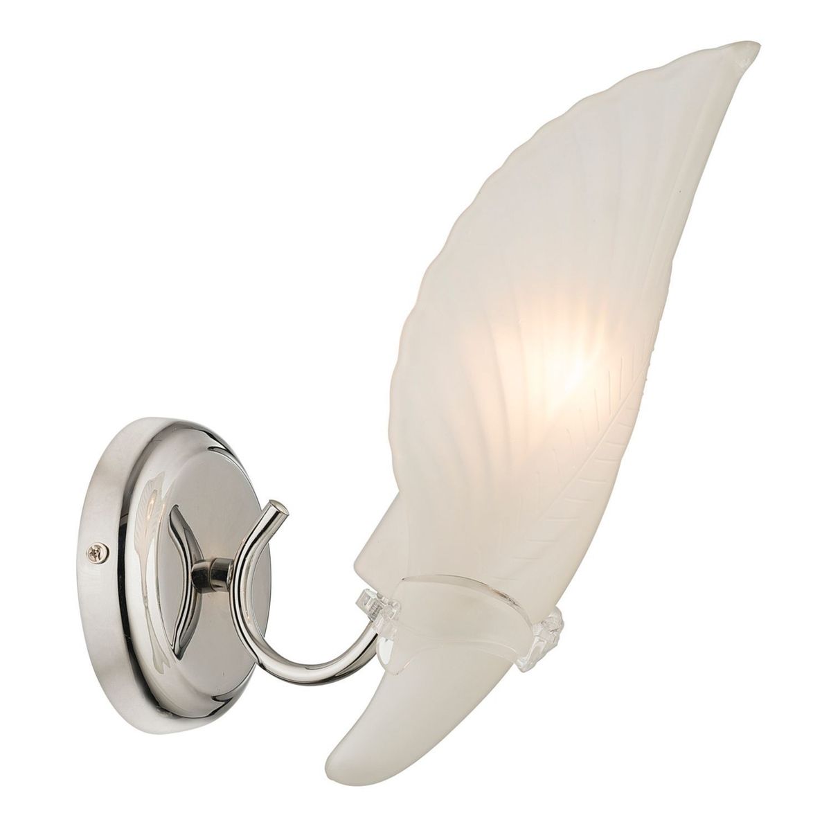 CASA BONITA - Braquete de Pared Exterior Hoja Milan 1L E27