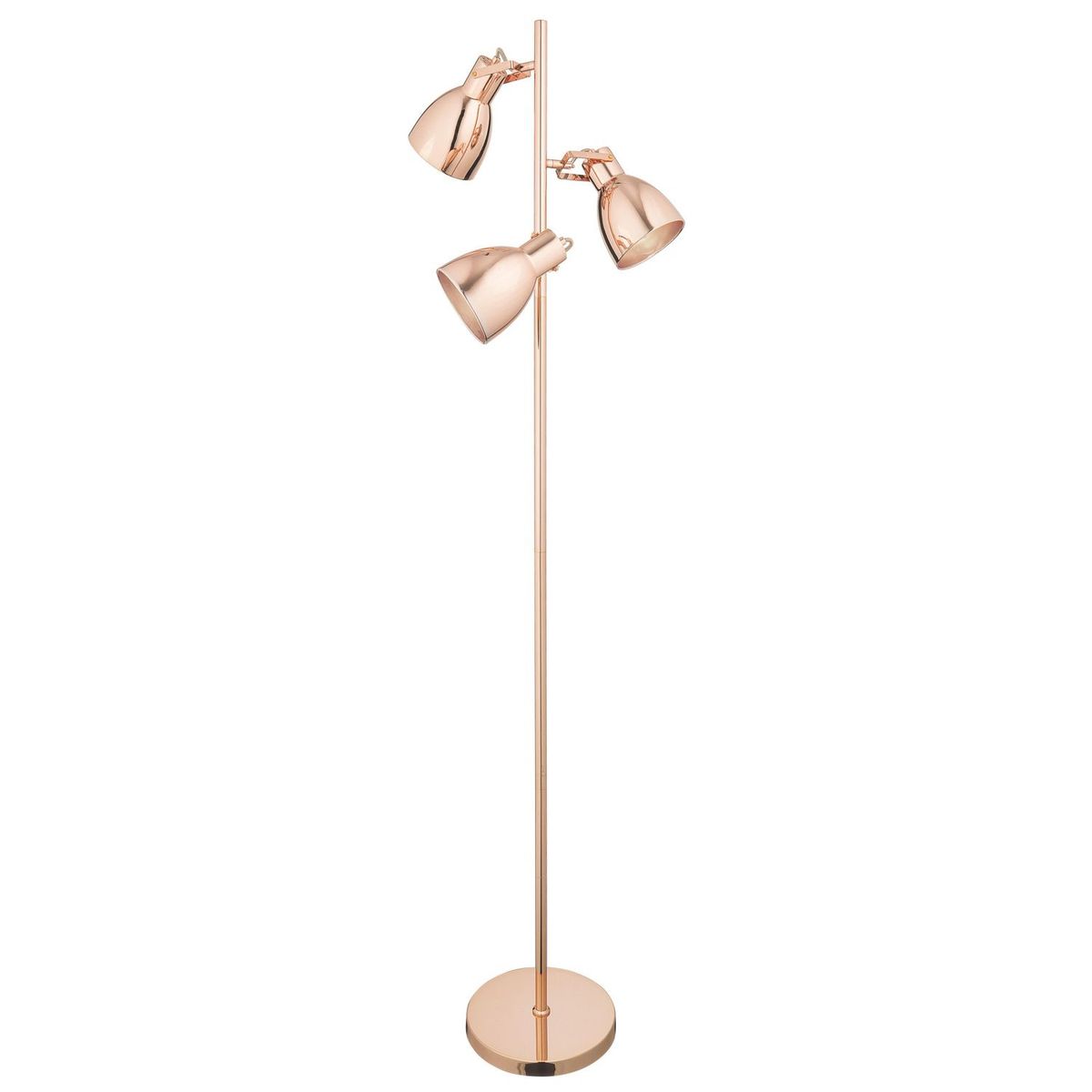 JUST HOME COLLECTION - Lámpara de Pie Sagries Cobre 3 luces E27