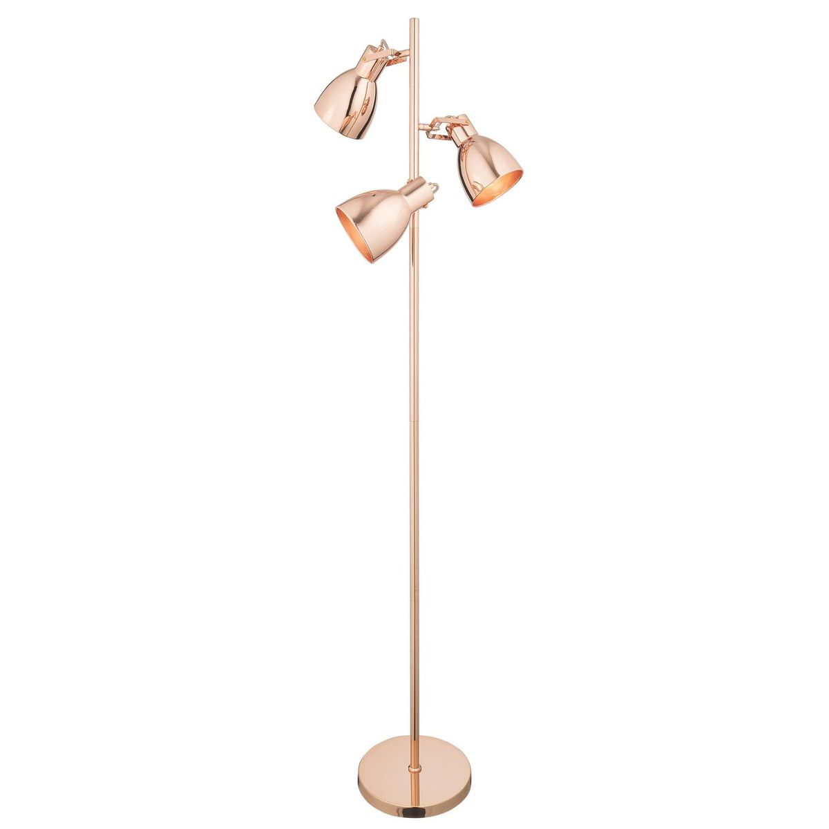 JUST HOME COLLECTION - Lámpara de Pie Sagries Cobre 3 luces E27