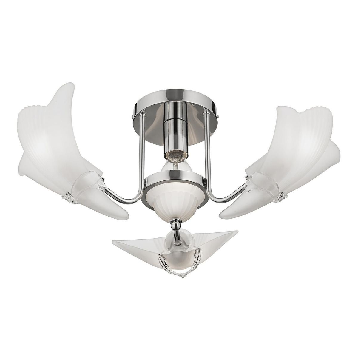 CASA BONITA - Lámpara de Techo Hojas New Turin 3L E27