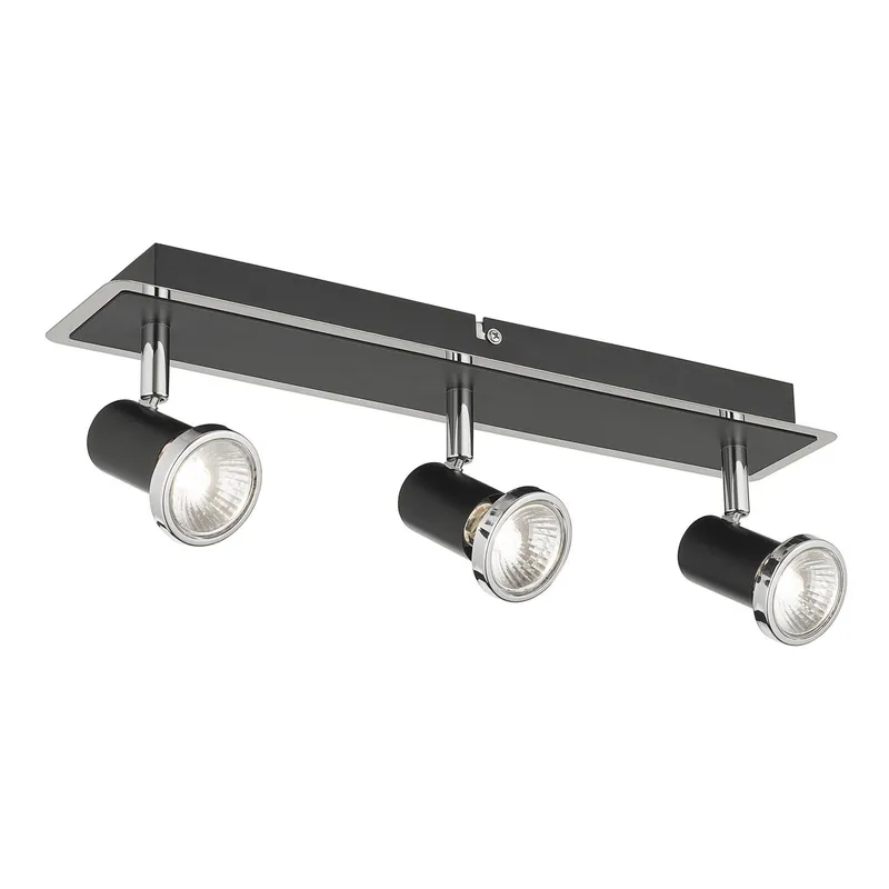 JUST HOME COLLECTION - Barra Stylo Negro 3L GU10