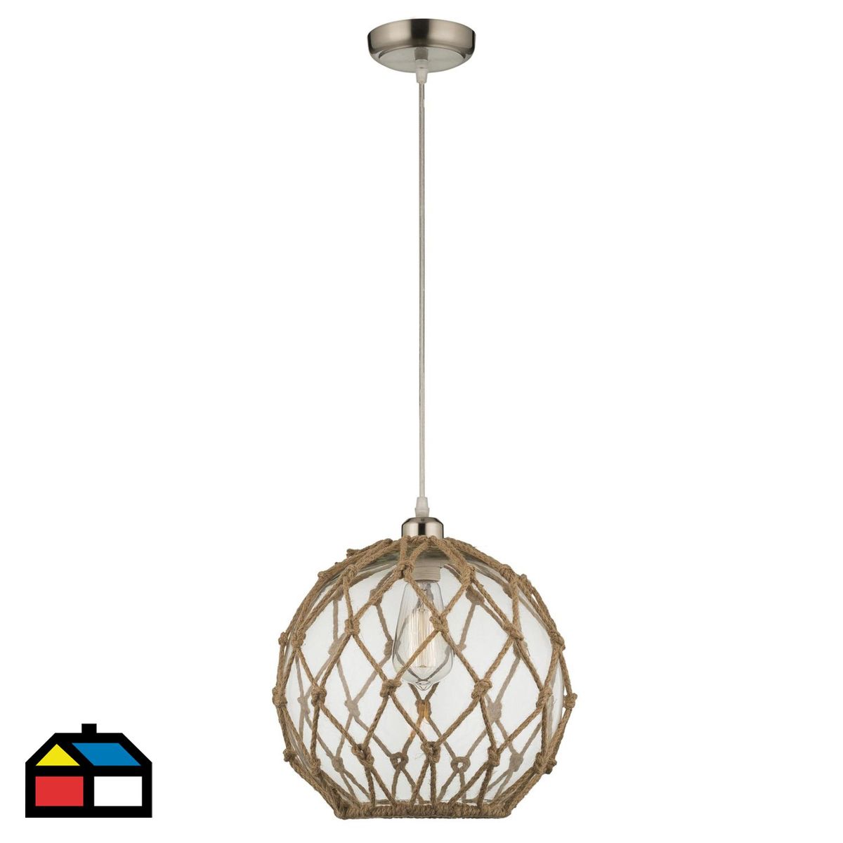 Lámpara Colgante New Lecce 1 Luz E27, marca JUST HOME COLLECTION - Foto Principal