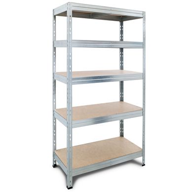 Estante de Metal Fixser 5 Niveles 90x45x180cm Gris
