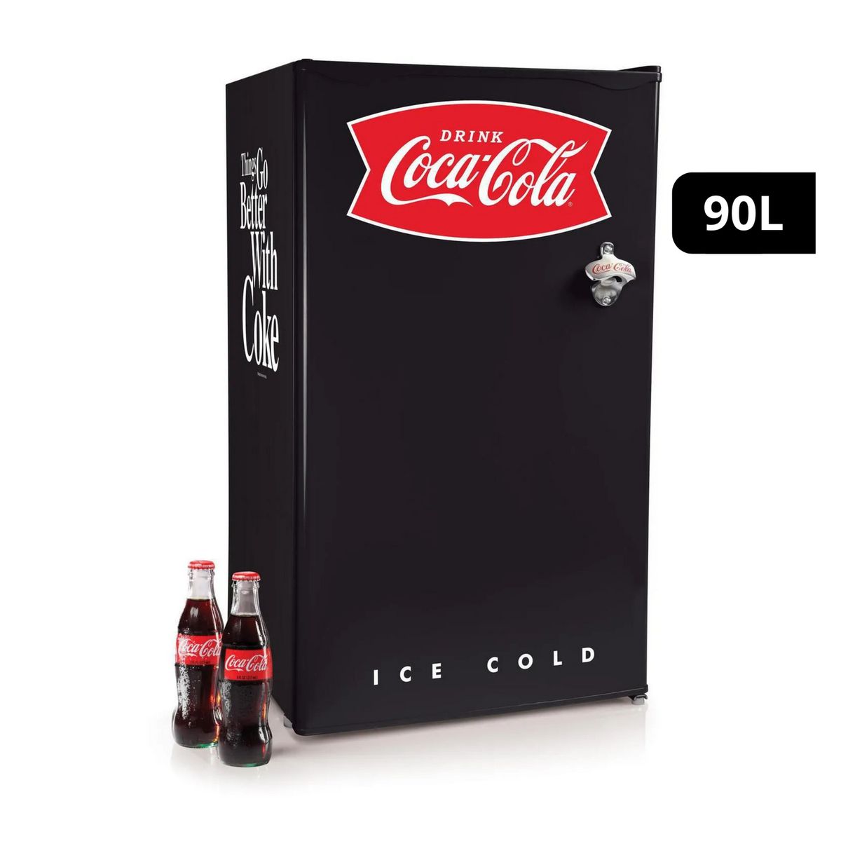 Frigobar Nostalgia 90 Lt Coca Cola CRF32BKCK Negro, marca NOSTALGIA - Foto Principal