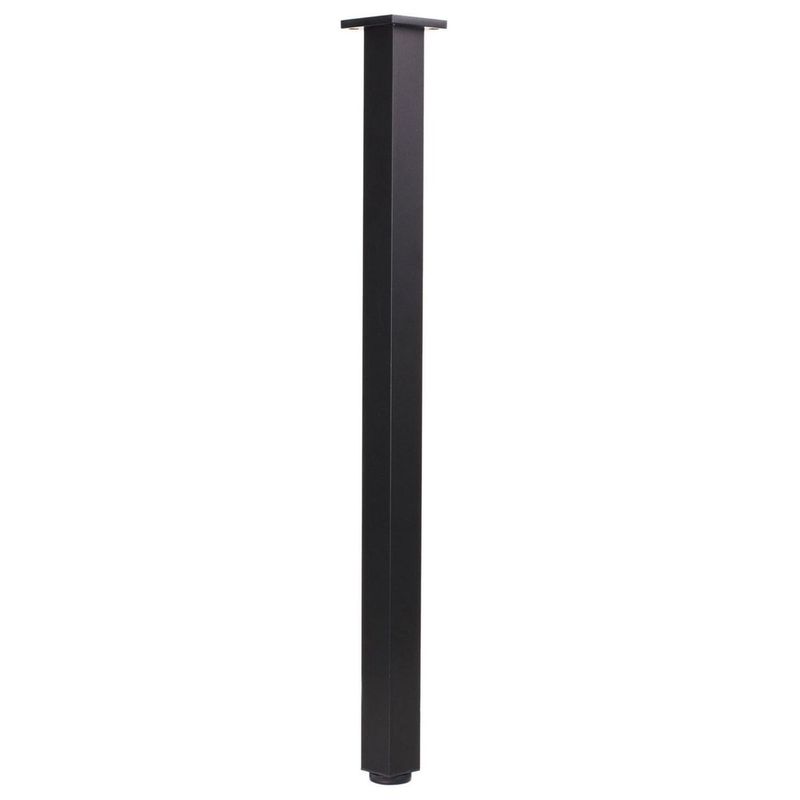 FIXSER - Patas para Muebles de Aluminio Negro 40x710 mm