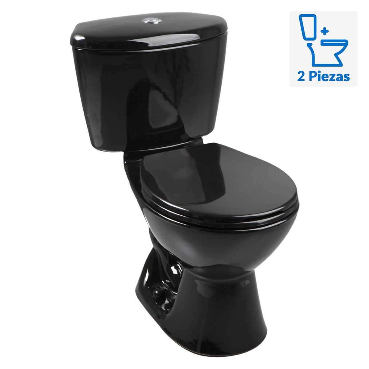 CORONA - WC Inodoro Dos Piezas Manantial Negro