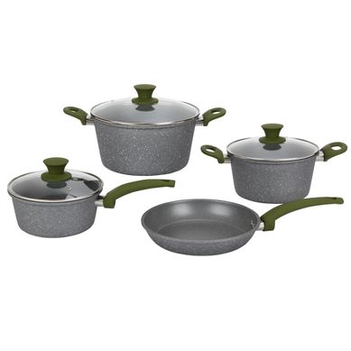 Juego de Ollas 7 Piezas Gris