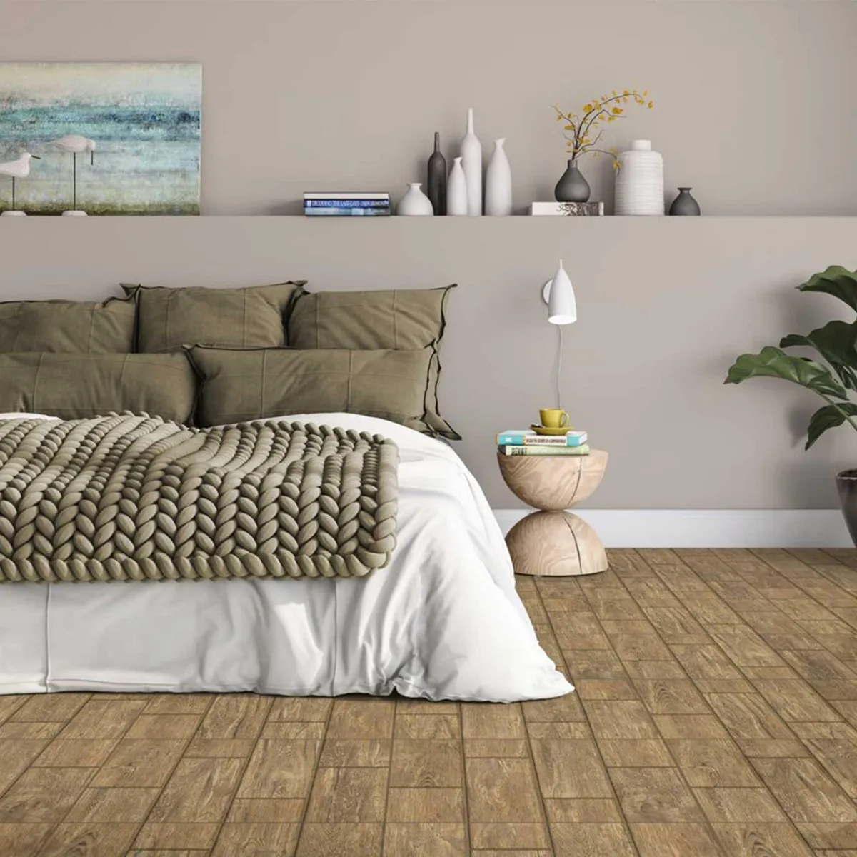 HOLZTEK - Ceramica Beige Maderado 62x62cm 2.32m2