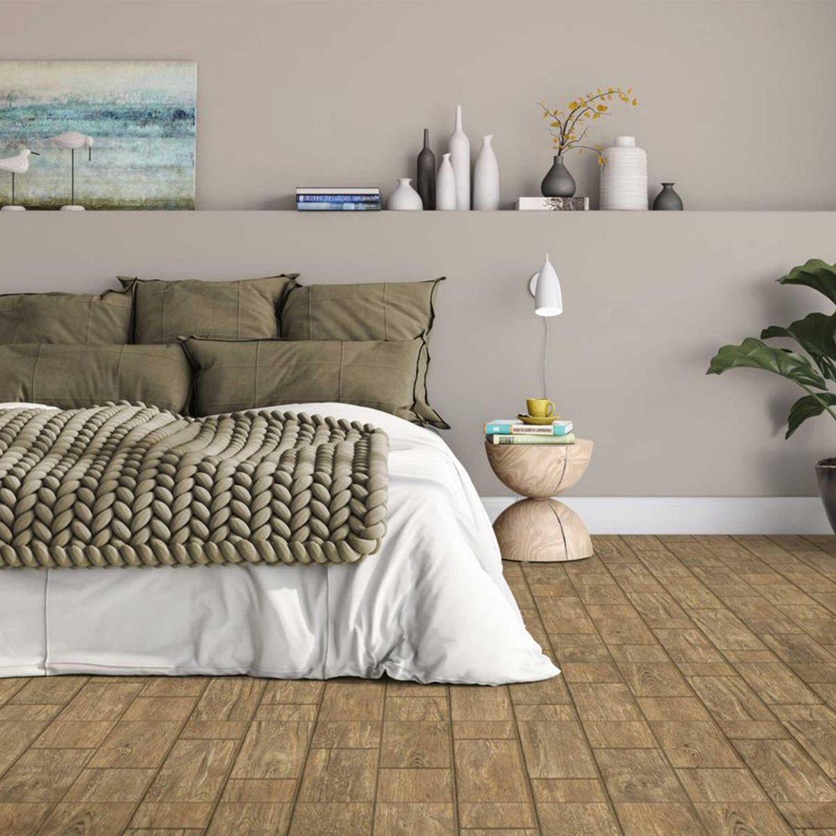 HOLZTEK - Ceramica Beige Maderado 62x62cm 2.32m2