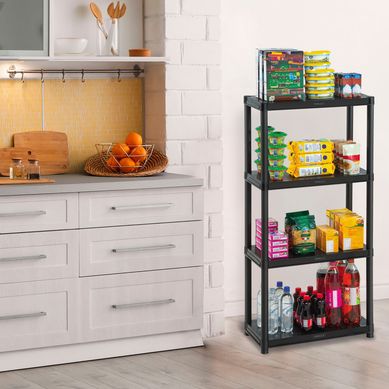 Estante Pl�stico 4 Niveles 128x60x30cm 100kg