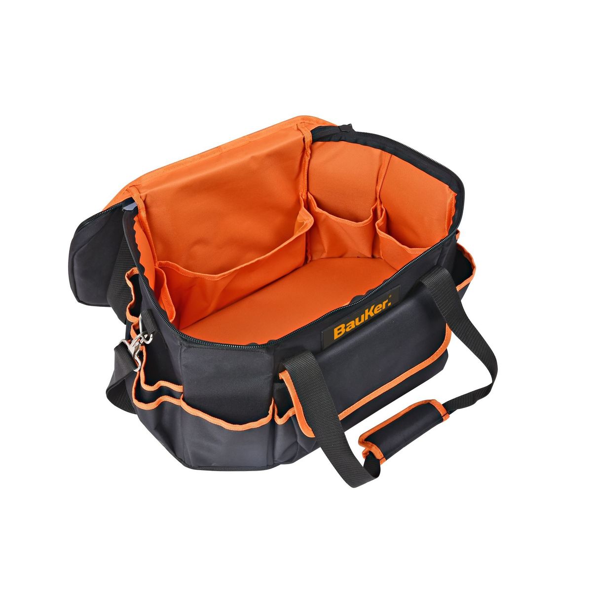 BAUKER - Bolsa Para Herramienta Con Tapa Denier 900 Heavy Duty Bauker