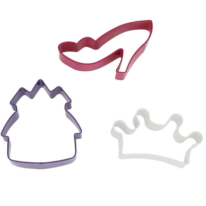 JUST HOME COLLECTION - Molde Princesas de Acero 3 Unidades