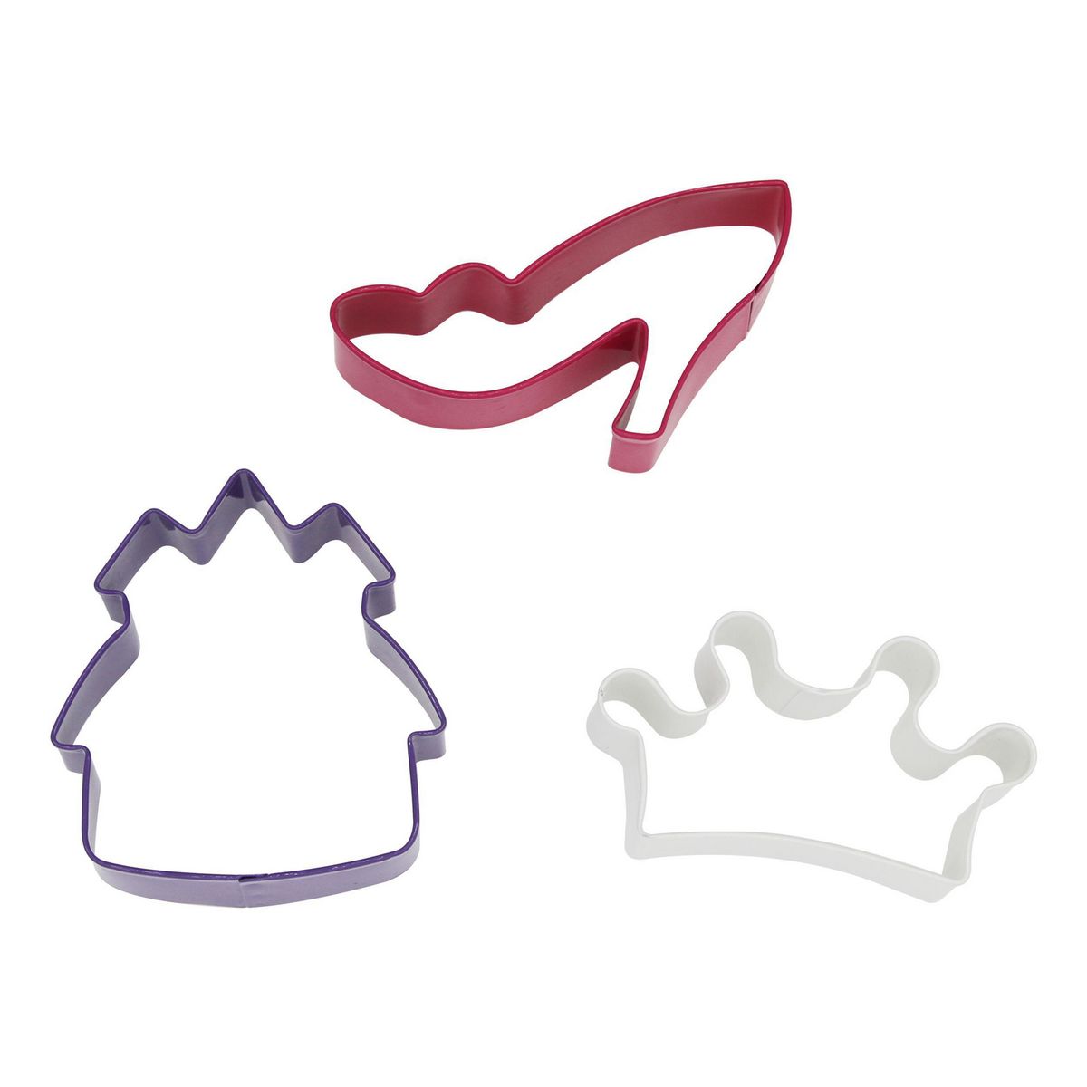 JUST HOME COLLECTION - Molde Princesas de Acero 3 Unidades