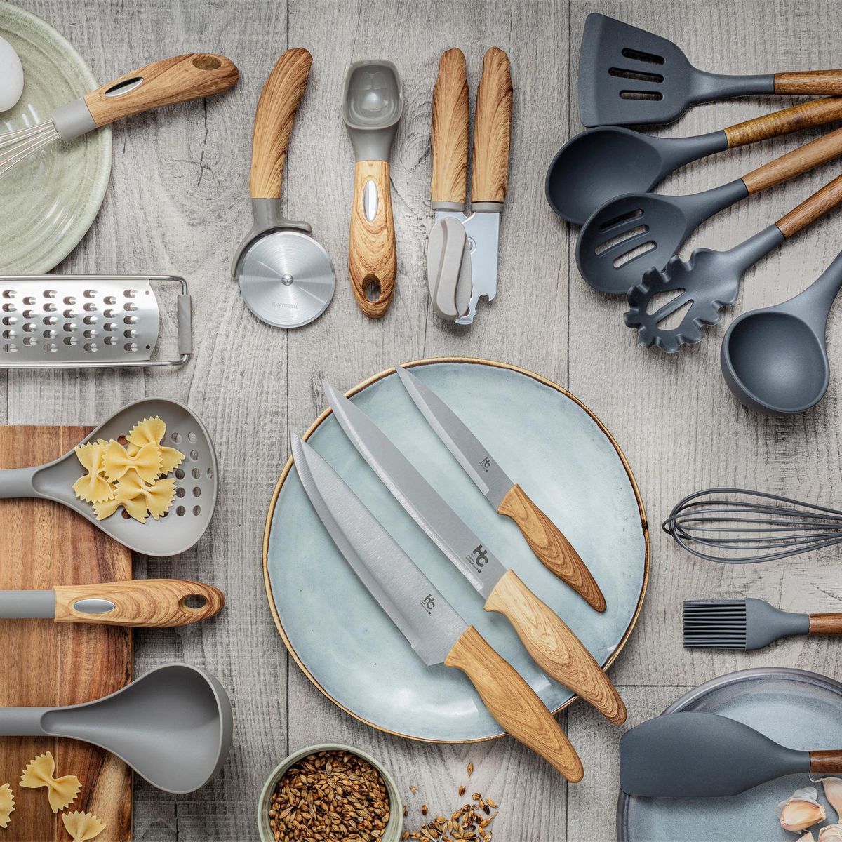 JUST HOME COLLECTION - Cuchillo Chef Mango de Madera 25cm