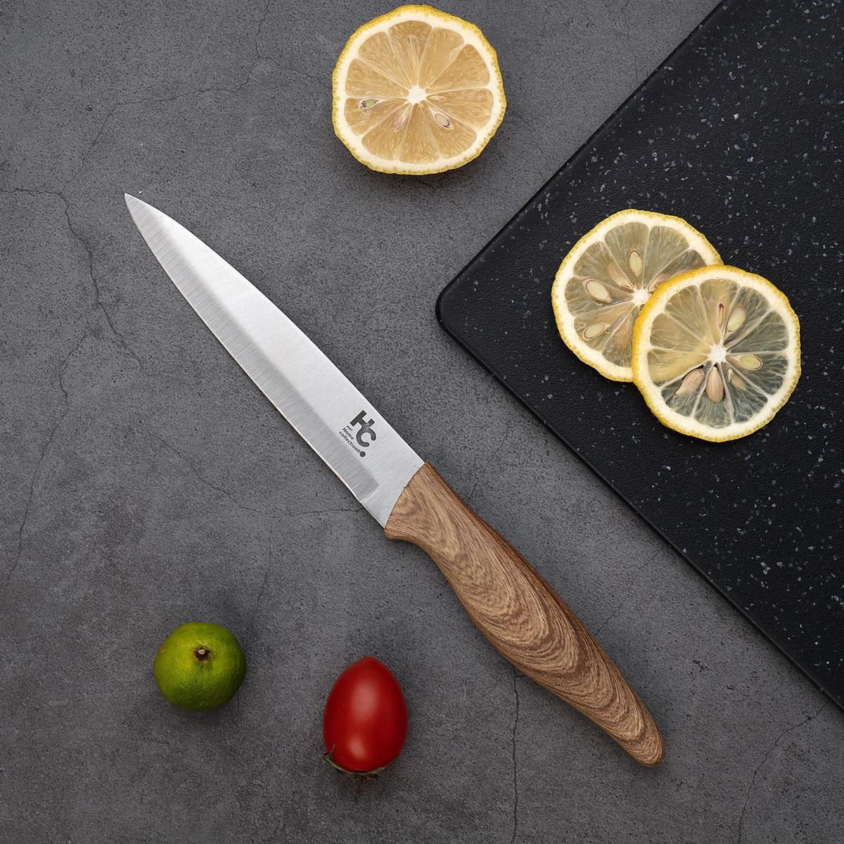 JUST HOME COLLECTION - Cuchillo Papero Mango de Madera 17cm
