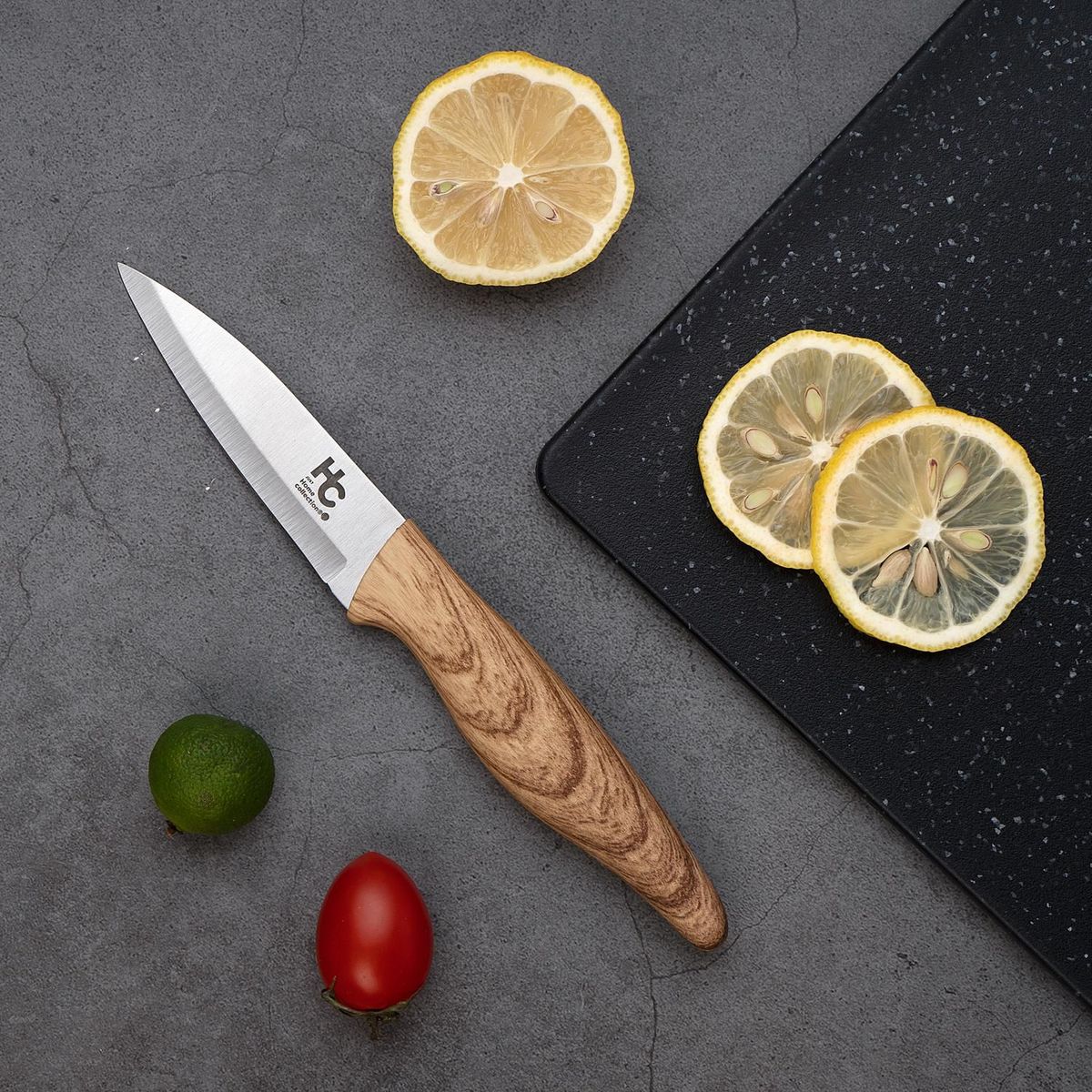 JUST HOME COLLECTION - Cuchillo Papero Mango de Madera 8cm
