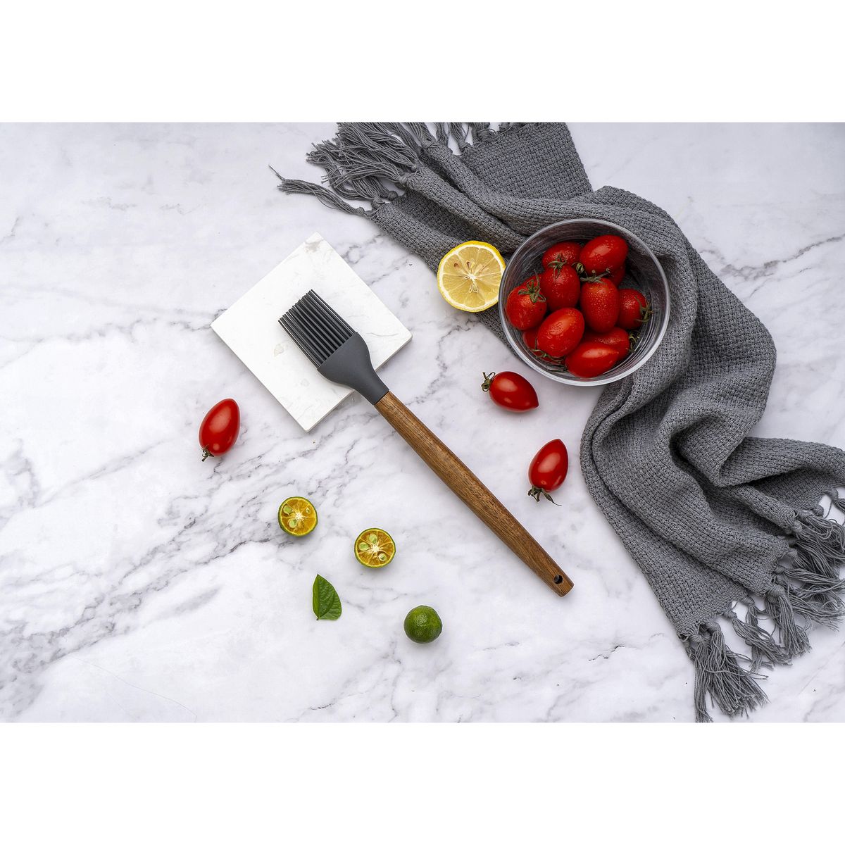 JUST HOME COLLECTION - Brocha Silicona Mango Madera