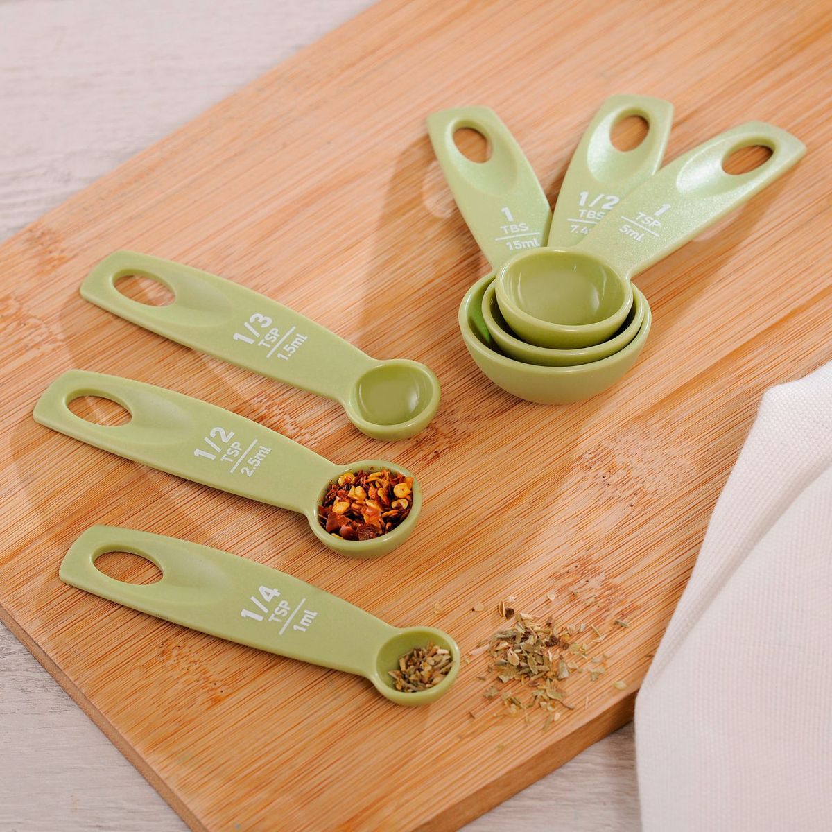 JUST HOME COLLECTION - Set de 6 Cucharas Medidoras