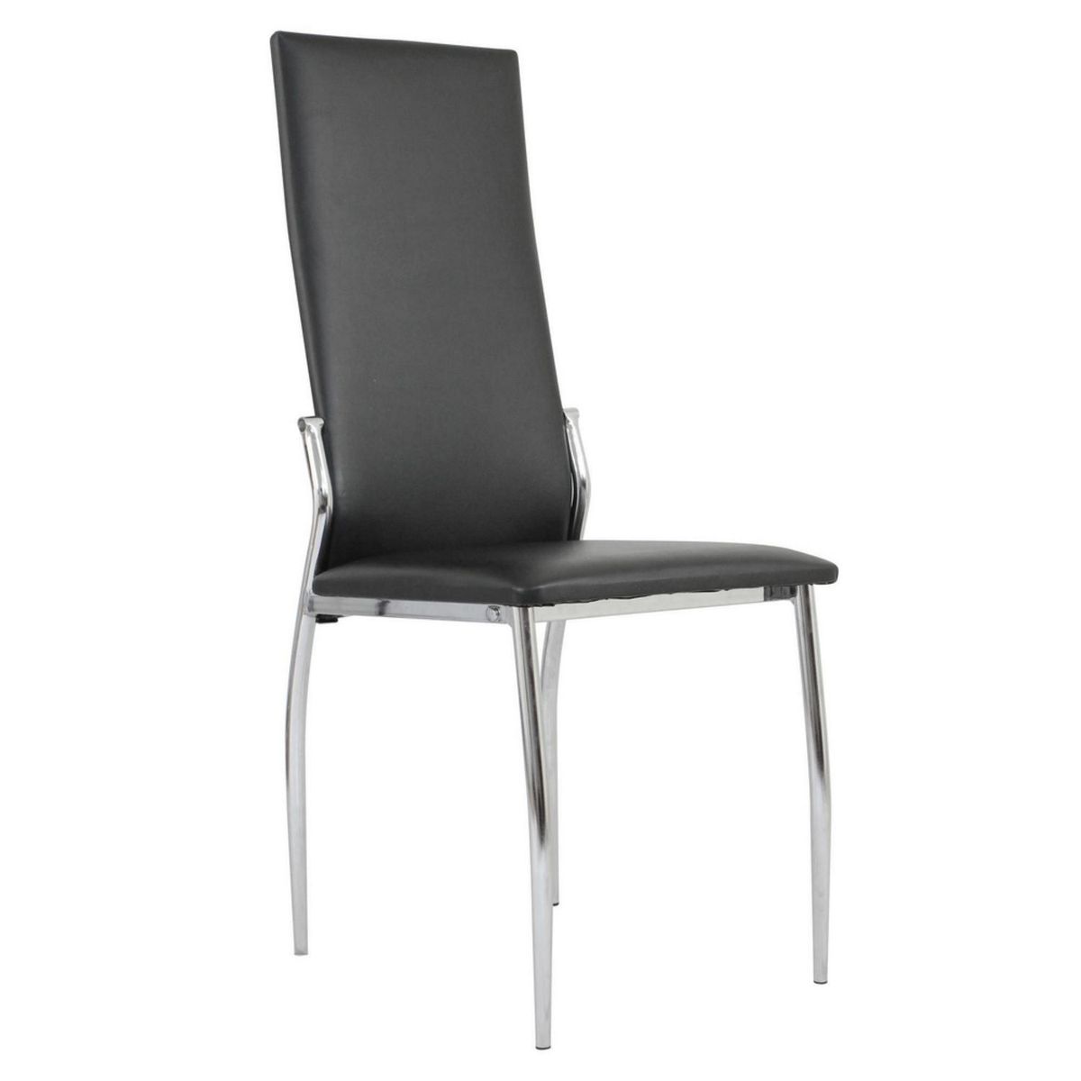 HOMY - Silla de comedor Lineal Negra