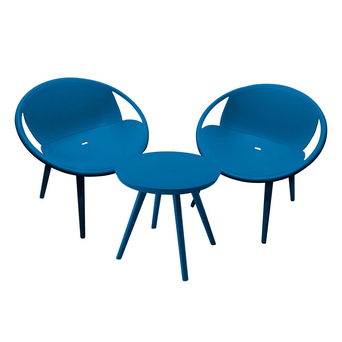 JUST HOME COLLECTION - Juego de Balcón Maceio 2 Personas Azul