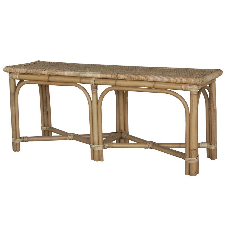 JUST HOME COLLECTION - Banco De Ratan Natural 110X30 CM