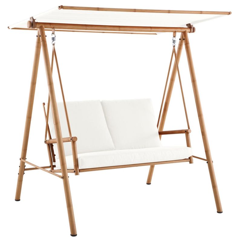 JUST HOME COLLECTION - Sillón Columpio Look Bambu para 2 Personas