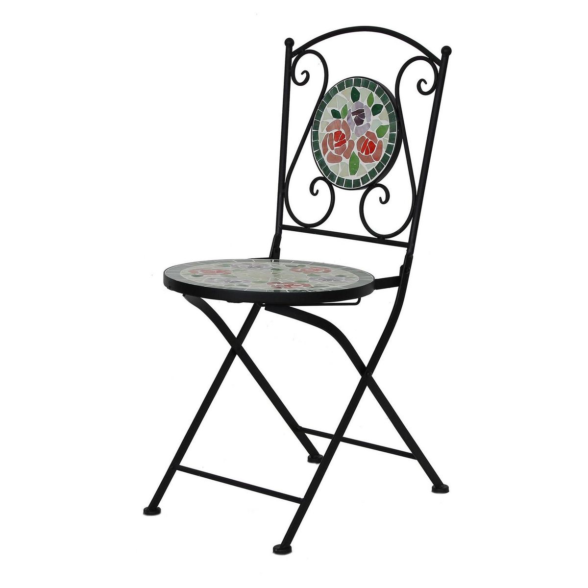 JUST HOME COLLECTION - Silla Mosaico Floral