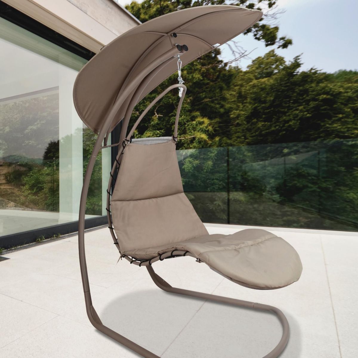 JUST HOME COLLECTION - Reposera Colgante C/Coj & Soport