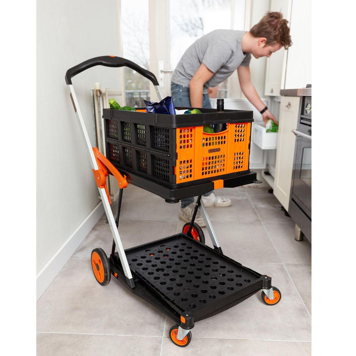 BLACK+DECKER - Carro de Carga Plegable 40 kg