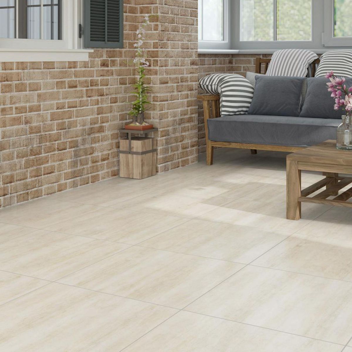 INCEFRA - Porcelanato Caixeta Madera Clara 56x56cm