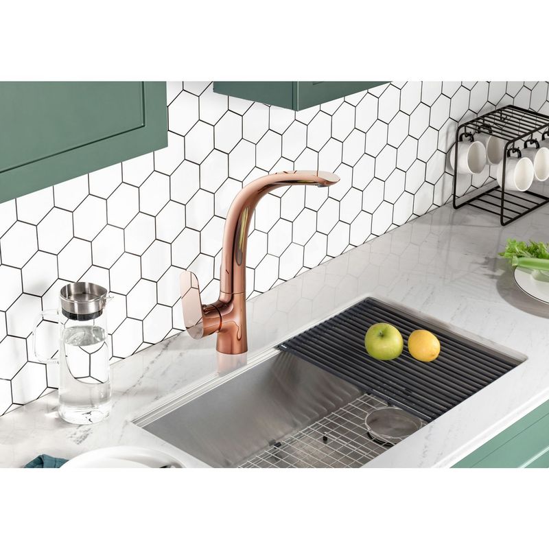 SENSI DACQUA - Monomando Cocina Rose Gold Vittorio