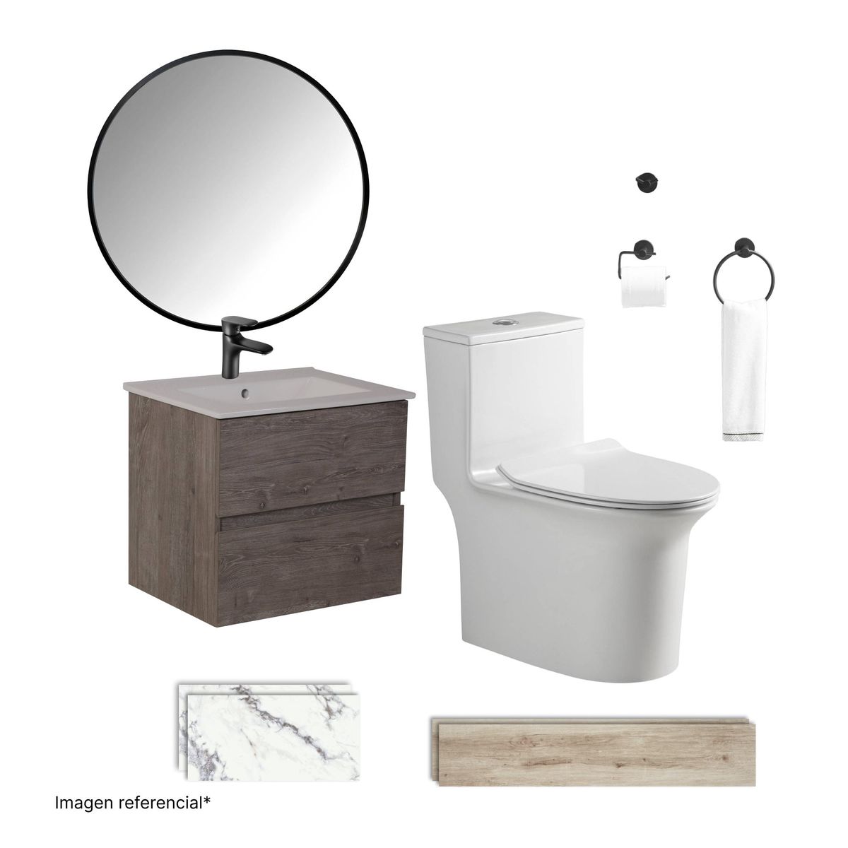 SENSI DACQUA - Llave de Lavatorio Monomando Bajo Vittorio