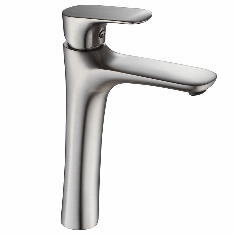 SENSI DACQUA - Llave de Lavatorio Monomando Alto Niquel Vittorio